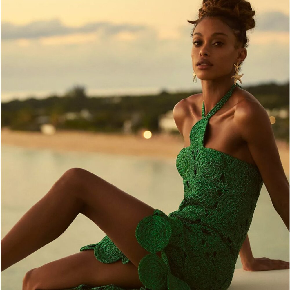 New Simon Miller Beep Beep Dress Green Size Medium